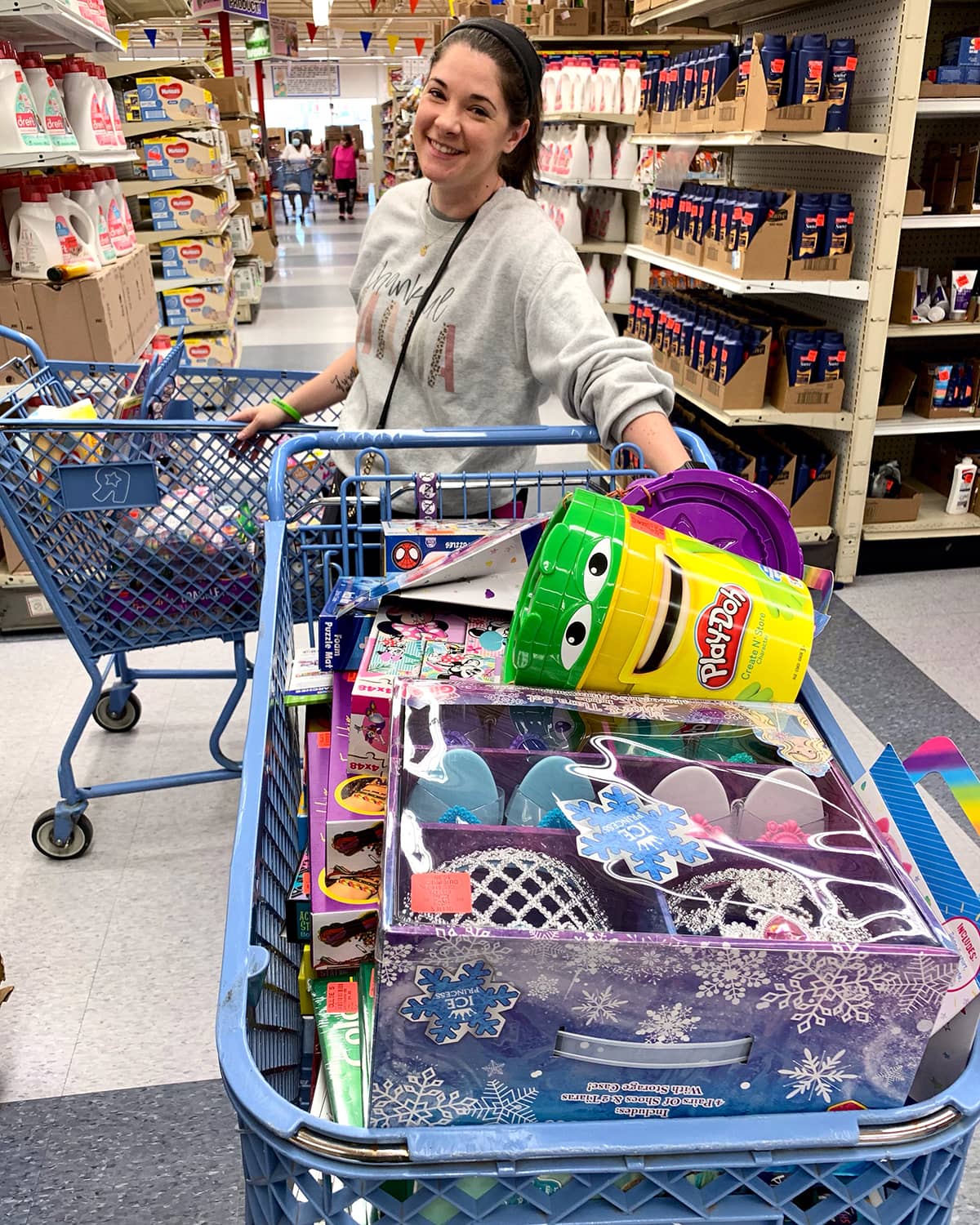 Shelby Skiles shopping to support families of cancer patients 